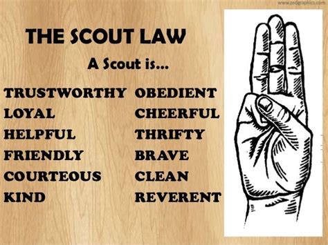 Leading by example and encouraging each other to live by the values expressed by the <b>Scout</b> Oath and <b>Scout</b> <b>Law</b>. . How does identities relate to the scout law